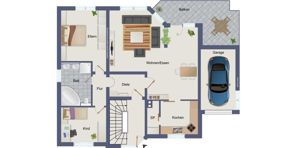 Erdgeschoßwohnung Erlenbach am Main - 3 Zimmer, 116 m&sup2;, 1.150&euro; | Angebot:26264540