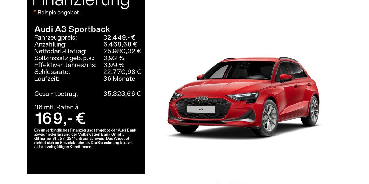 Audi A3 8.200 km 32.449 &euro; Mühlheim 63165