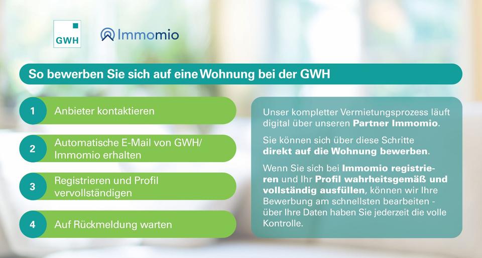 Etagenwohnung Hanau Lamboy - 3 Zimmer, 95 m&sup2;, 1.059&euro; | Angebot:25960063