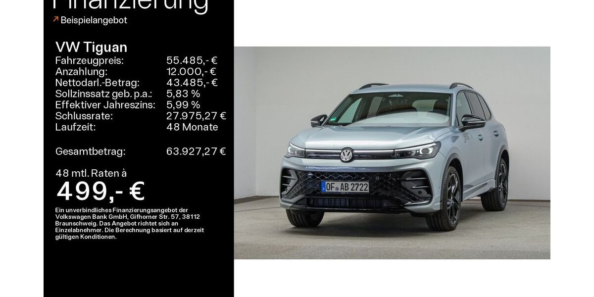 VW Tiguan 4.900 km 54.485 &euro; Mühlheim 63165