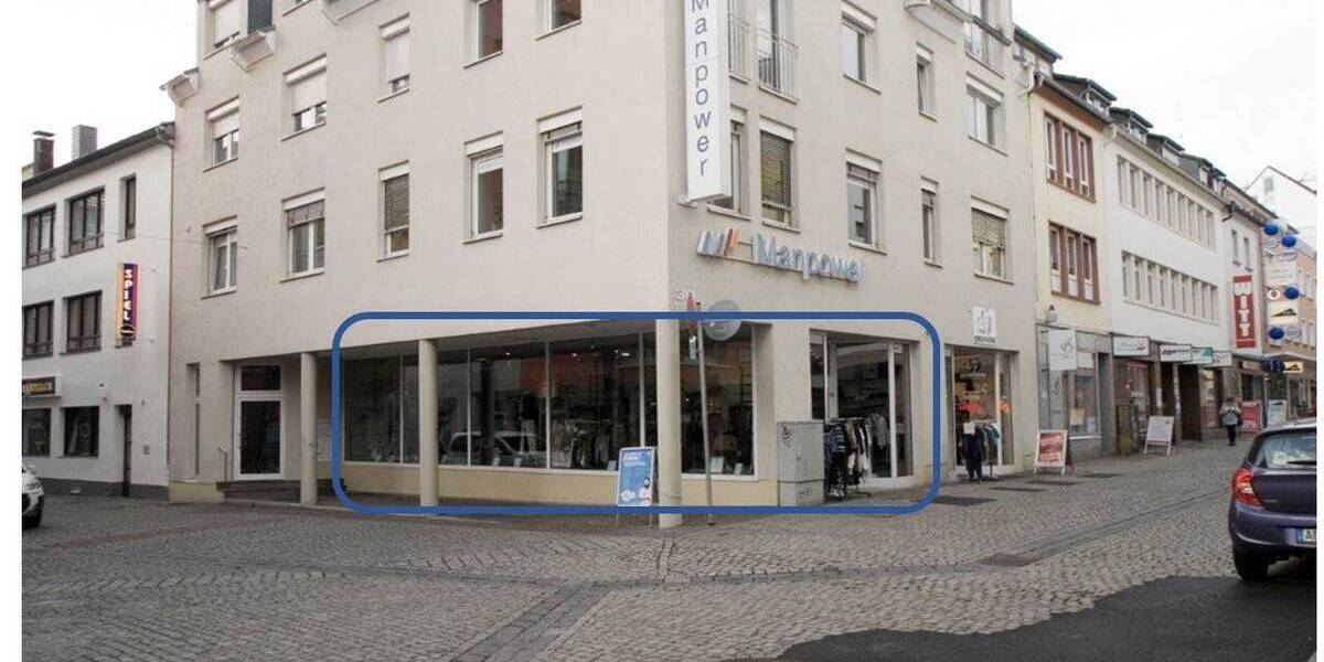 Gewerbeobjekt Aschaffenburg Innenstadt - 2 Zimmer, 132 m&sup2;, 1.880&euro; | Angebot:25798629