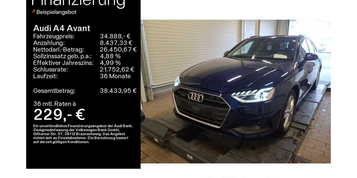 Audi A4 38.300 km 34.888 &euro; Mühlheim 63165