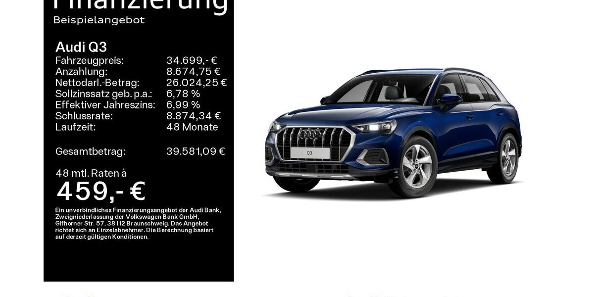 Audi Q3 28.500 km 34.699 &euro; Hanau 63452
