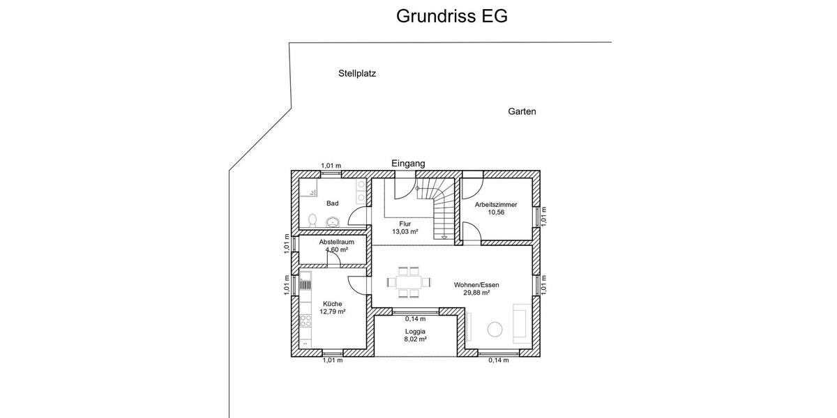 Maisonettenwohnung Bad König - 5 Zimmer, 135 m&sup2;, 1.400&euro; | Angebot:26577822