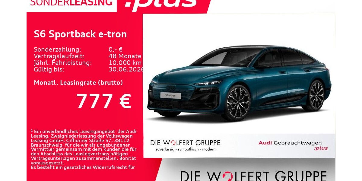 Audi S6 e-tron 8.420 km 85.228 &euro; Großwallstadt 63868