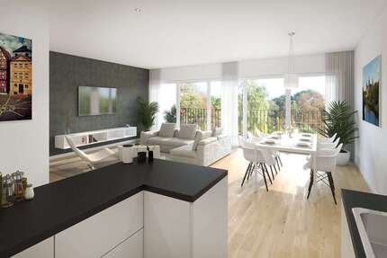 Wohnung Aschaffenburg Stadtmitte - 2 Zimmer, 52 m&sup2;, 305.000&euro; | Angebot:26323517