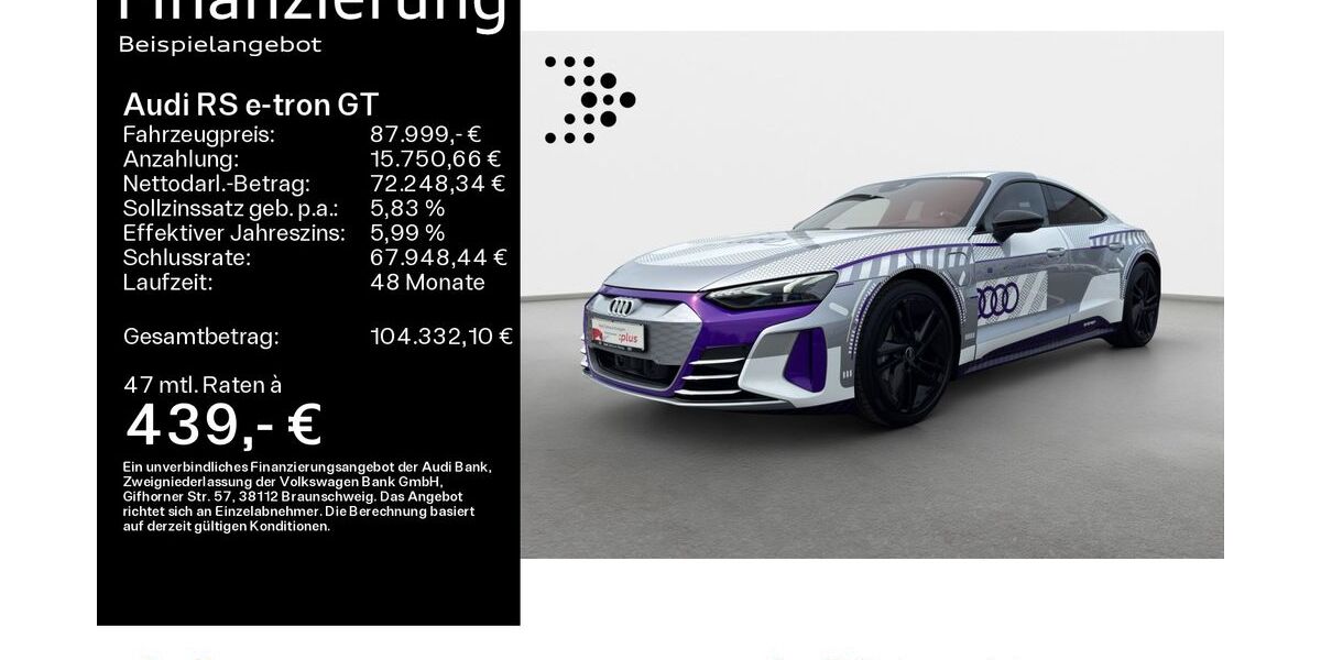 Audi RS e-tron GT 12.200 km 91.699 &euro; Hanau 63452