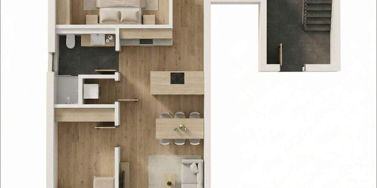 Etagenwohnung Aschaffenburg Innenstadt - 3 Zimmer, 65 m&sup2;, 365.900&euro; | Angebot:25705993