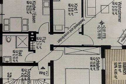 Wohnung Waldaschaff - 3 Zimmer, 76 m&sup2;, 915&euro; | Angebot:26024576