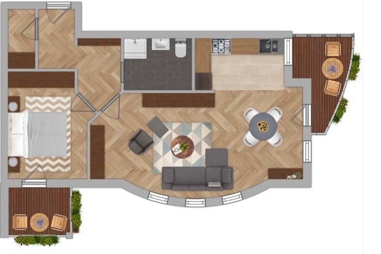 Etagenwohnung Aschaffenburg Damm - 2 Zimmer, 65 m&sup2;, 225.000&euro; | Angebot:27028745