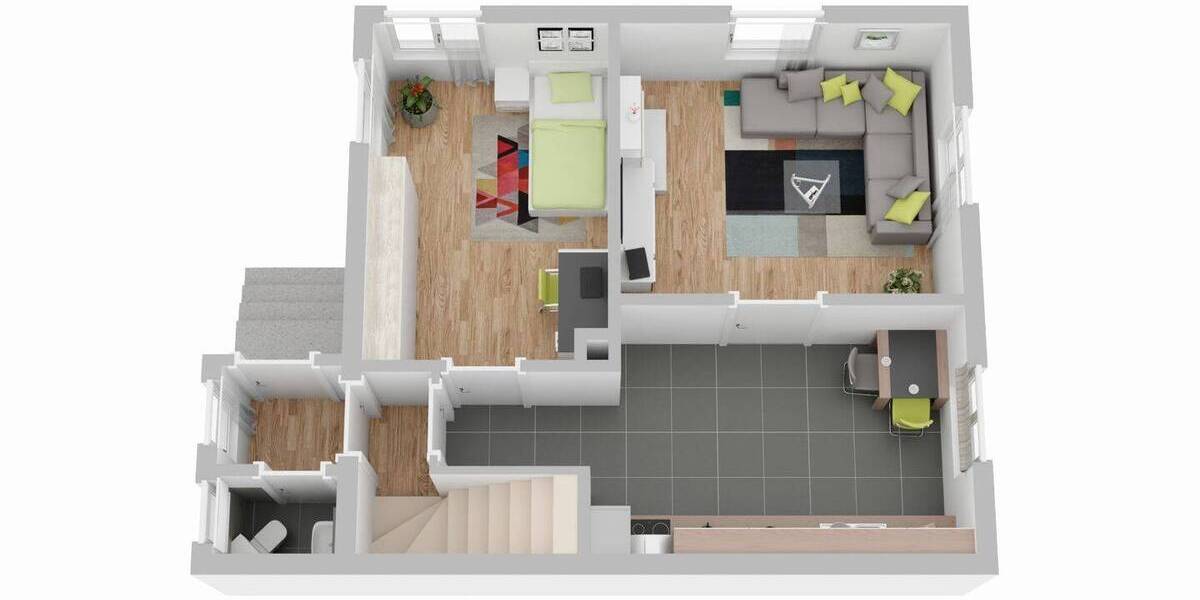 Doppelhaushälfte Aschaffenburg Schweinheim - 4 Zimmer, 75 m&sup2;, 249.000&euro; | Angebot:26257346