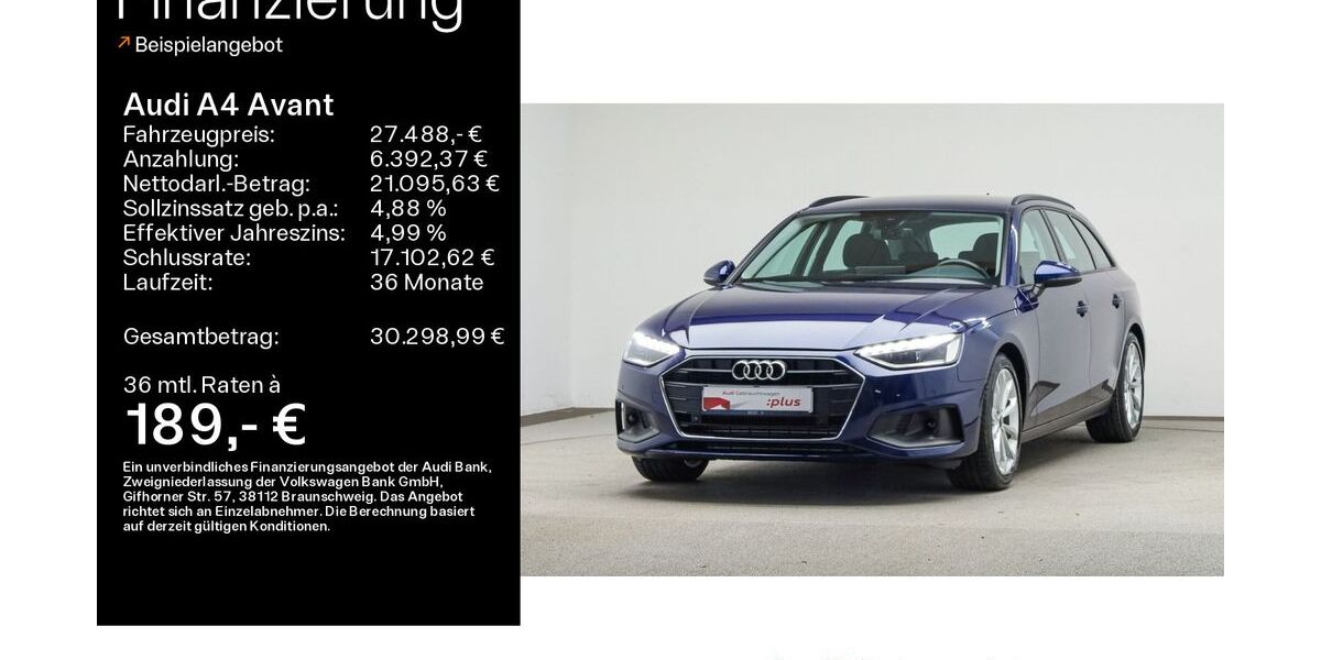 Audi A4 52.200 km 26.888 &euro; Mühlheim 63165