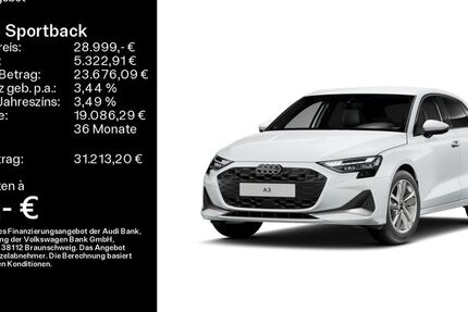 Audi A3 20.200 km 28.999 &euro; Linsengericht 63589