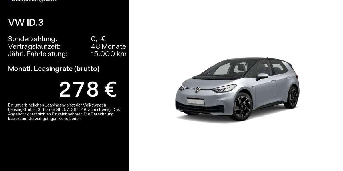 VW ID.3 13.400 km 22.449 &euro; Linsengericht 63589