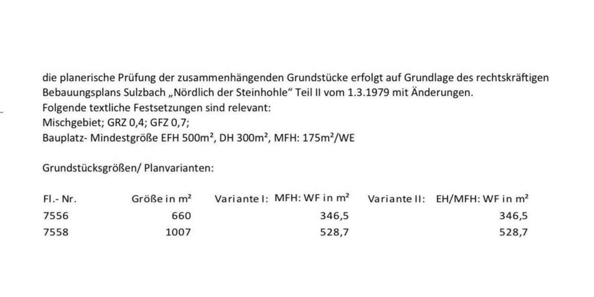 Mehrfamilienhaus, Wohnhaus Sulzbach - 2 Zimmer, 400 m&sup2;, 980.000&euro; | Angebot:25659265