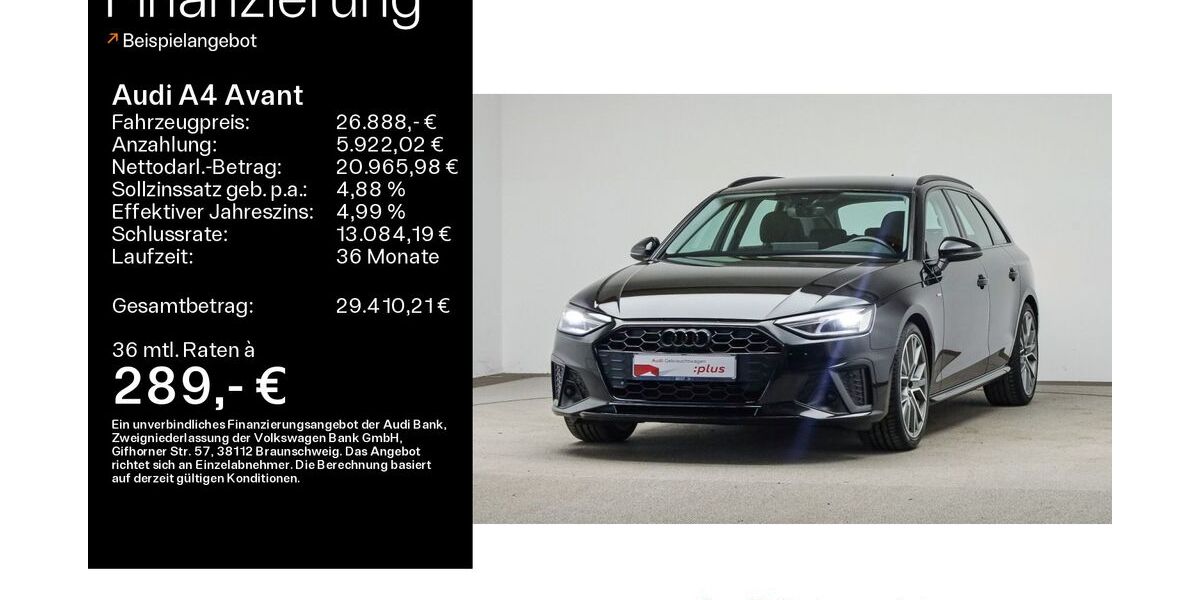 Audi A4 84.200 km 26.888 &euro; Mühlheim 63165