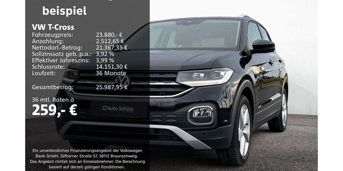 VW T-Cross 7.745 km 23.880 &euro; Groß-Umstadt 64823
