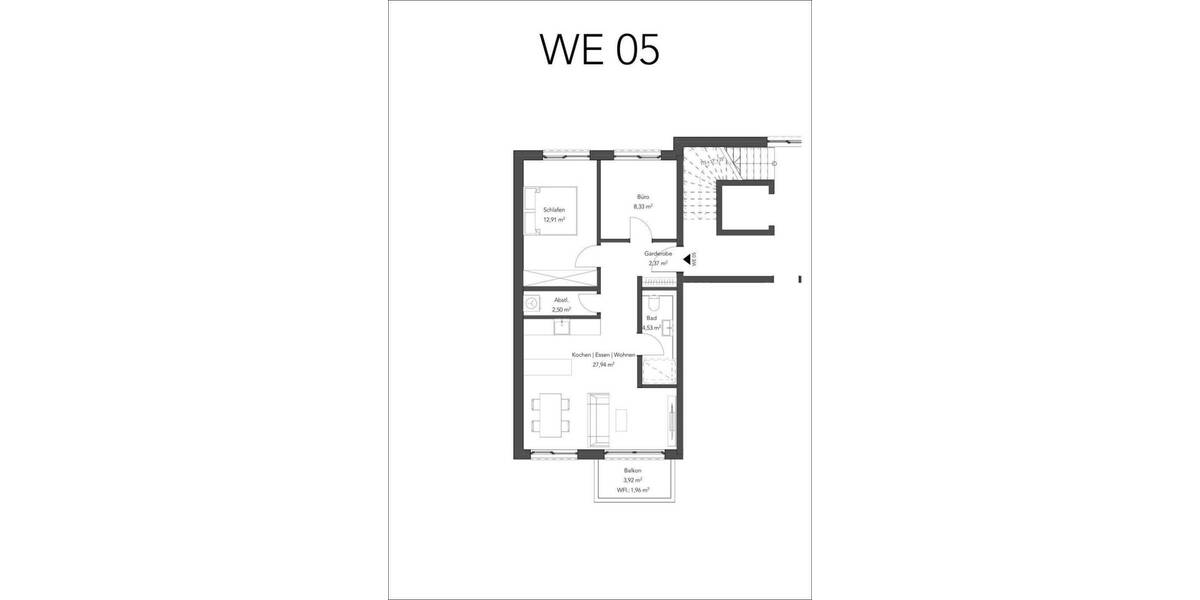 Etagenwohnung Aschaffenburg Innenstadt - 3 Zimmer, 61 m&sup2;, 349.900&euro; | Angebot:25747498