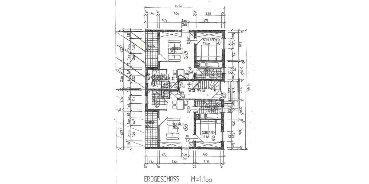 Etagenwohnung Obernburg am Main Obernburg - 2 Zimmer, 60 m&sup2;, 169.900&euro; | Angebot:26092392