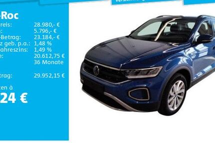 VW T-Roc 5.660 km 28.980 &euro; Hanau 63452