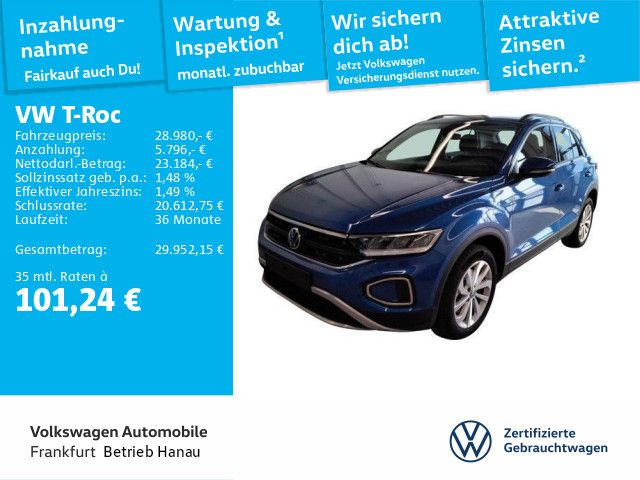 VW T-Roc 5.660 km 28.980 &euro; Hanau 63452