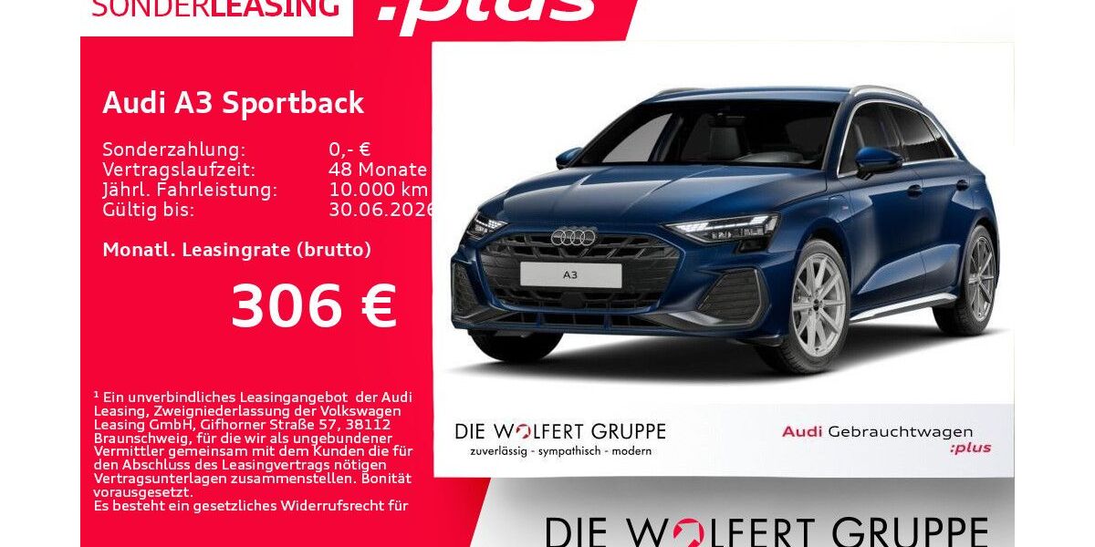 Audi A3 15.721 km 37.650 &euro; Großwallstadt 63868
