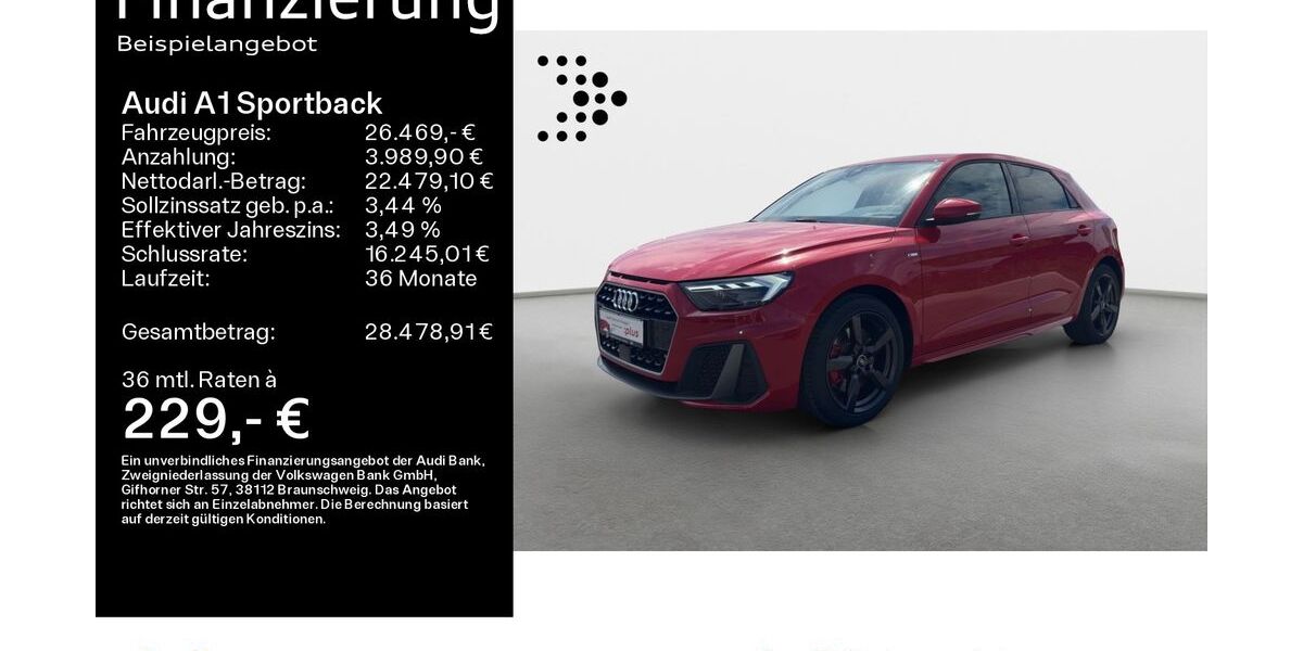 Audi A1 4.400 km 25.499 &euro; Hanau 63452