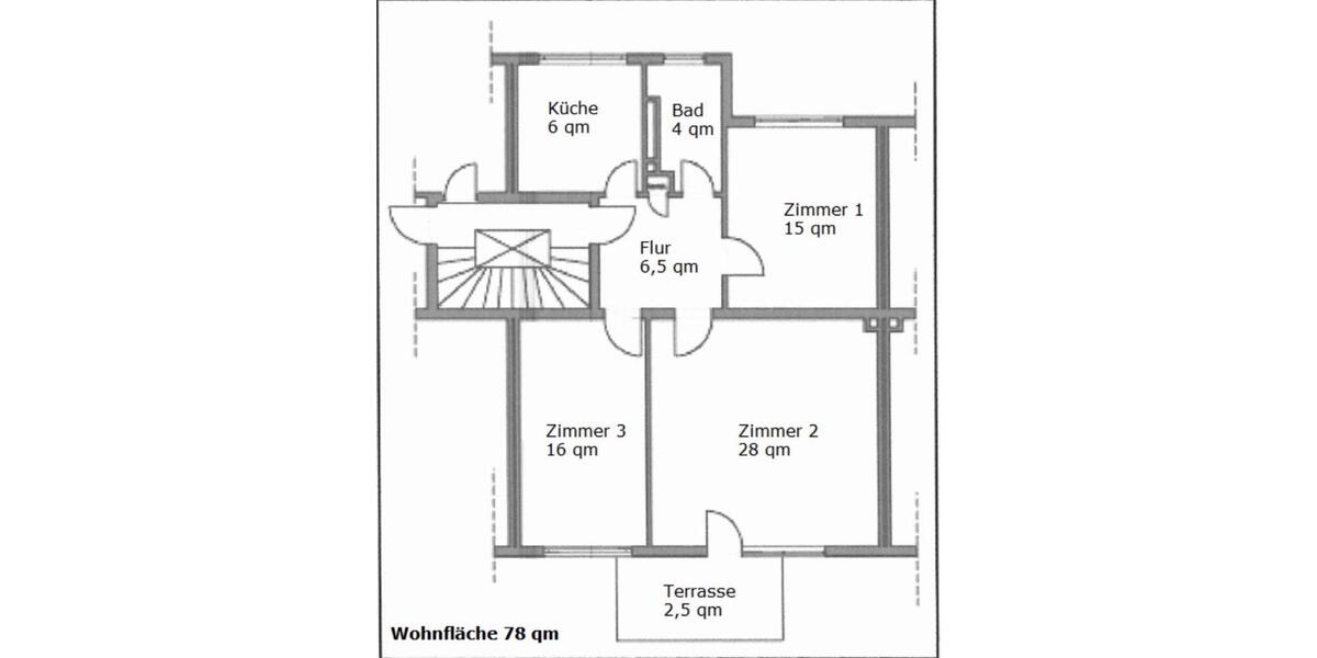 Terrassenwohnung Hanau Großauheim - 1 Zimmer, 78 m&sup2;, 240.000&euro; | Angebot:26152038