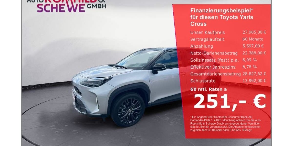 Toyota Yaris Cross 16.714 km 27.985 &euro; Dieburg 64807