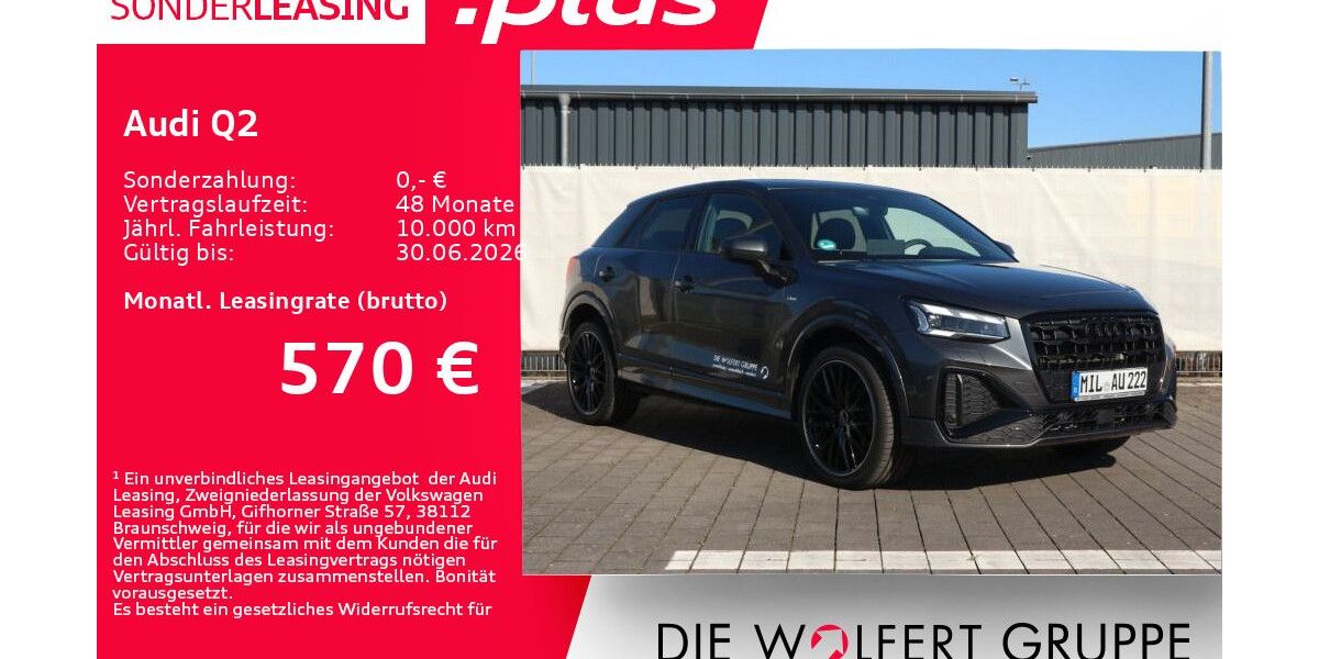Audi Q2 12.999 km 43.898 &euro; Großwallstadt 63868