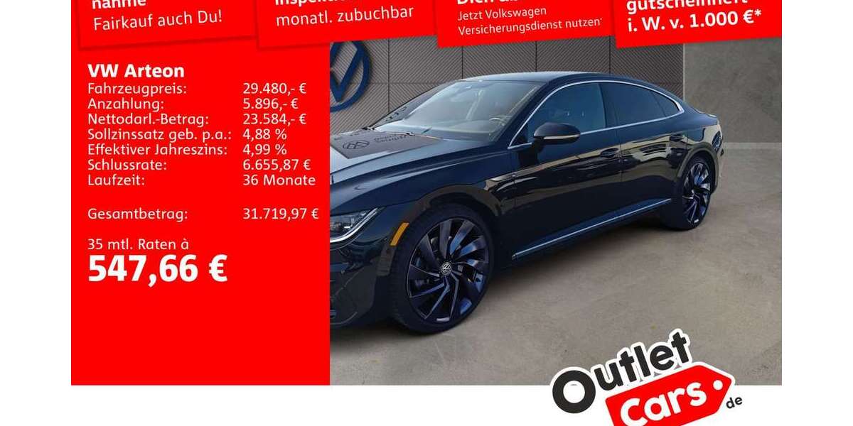 VW Arteon 71.393 km 29.480 &euro; Hanau 63452