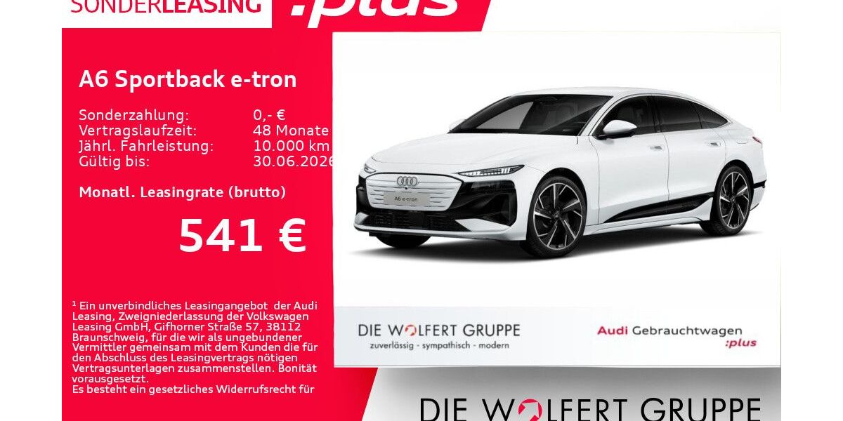 Audi A6 e-tron 5.304 km 56.185 &euro; Großwallstadt 63868