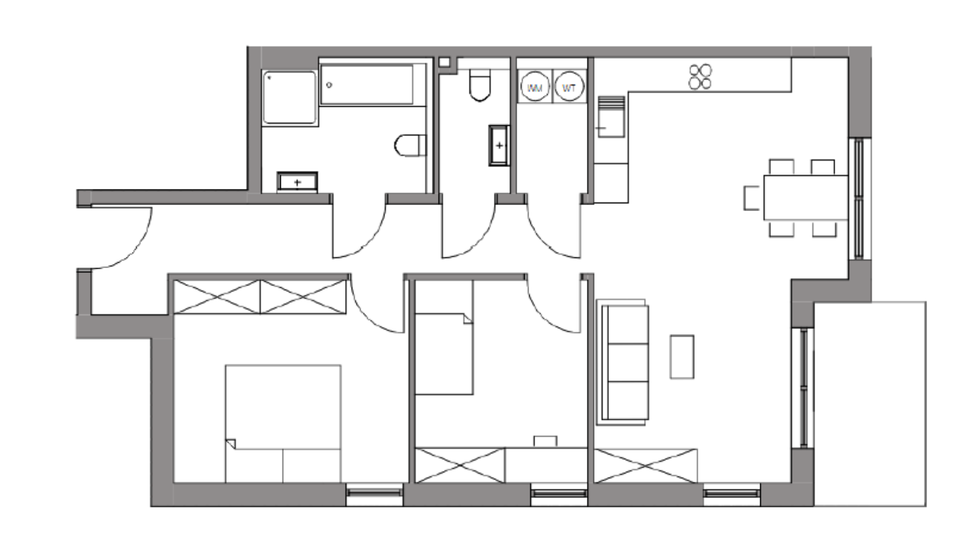 Etagenwohnung Erlenbach am Main - 3 Zimmer, 81 m&sup2;, 1.050&euro; | Angebot:24846568