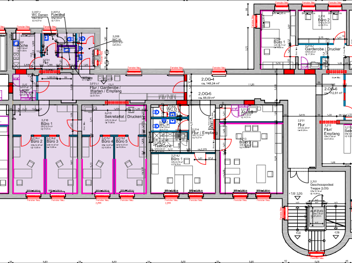 Gewerbeobjekt Hanau Lamboy - 4 Zimmer, 1.750&euro; | Angebot:25704163