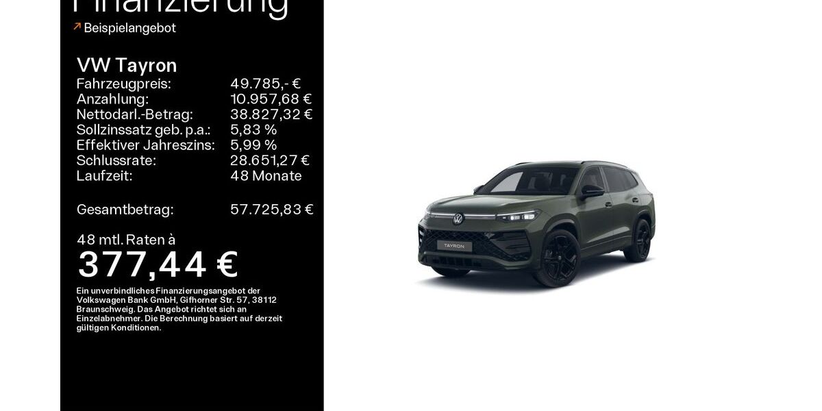 VW Tayron 23.000 km 49.785 &euro; Mühlheim 63165