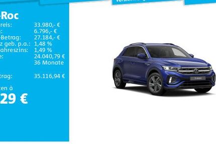 VW T-Roc 15.290 km 33.980 &euro; Hanau 63452