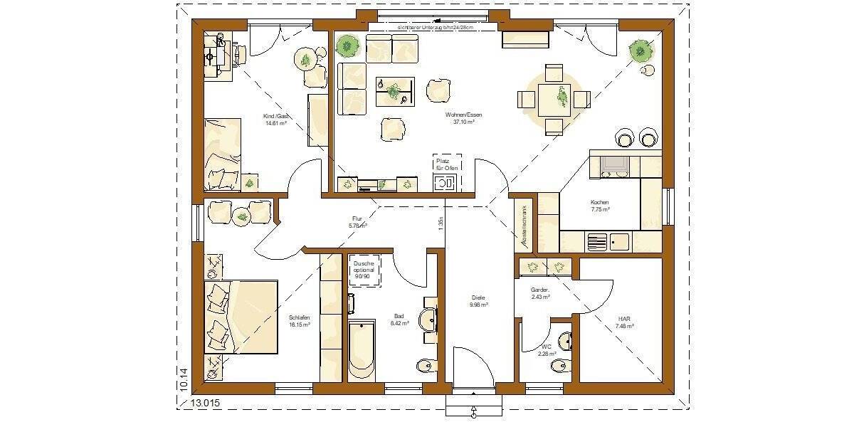 Bungalow Freudenberg - 3 Zimmer, 112 m&sup2;, 368.000&euro; | Angebot:26307415
