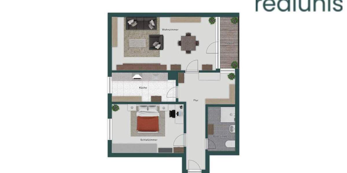 Etagenwohnung Heusenstamm - 2 Zimmer, 69 m&sup2;, 195.000&euro; | Angebot:25770802