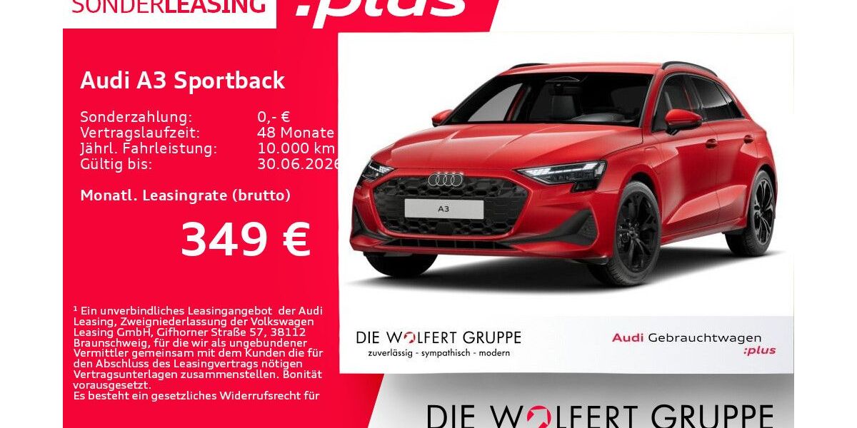 Audi A3 7.501 km 39.910 &euro; Großwallstadt 63868