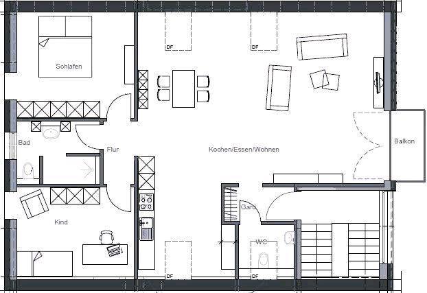 Etagenwohnung Großostheim - 4.5 Zimmer, 127 m&sup2;, 1.590&euro; | Angebot:26024613