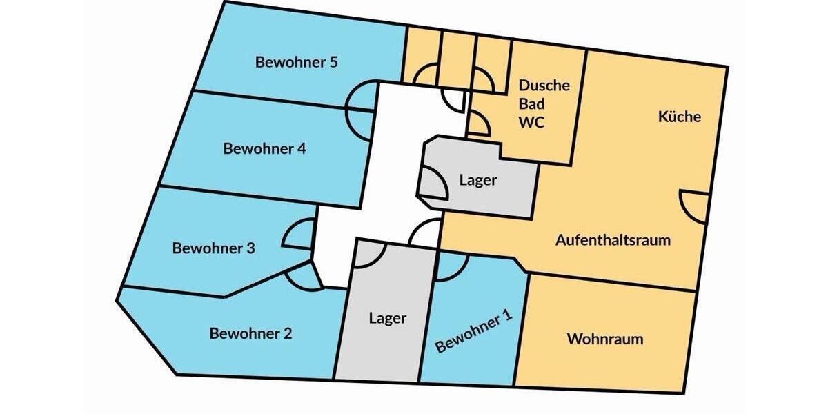 Etagenwohnung Glattbach - 1 Zimmer, 18 m&sup2;, 800&euro; | Angebot:25892297