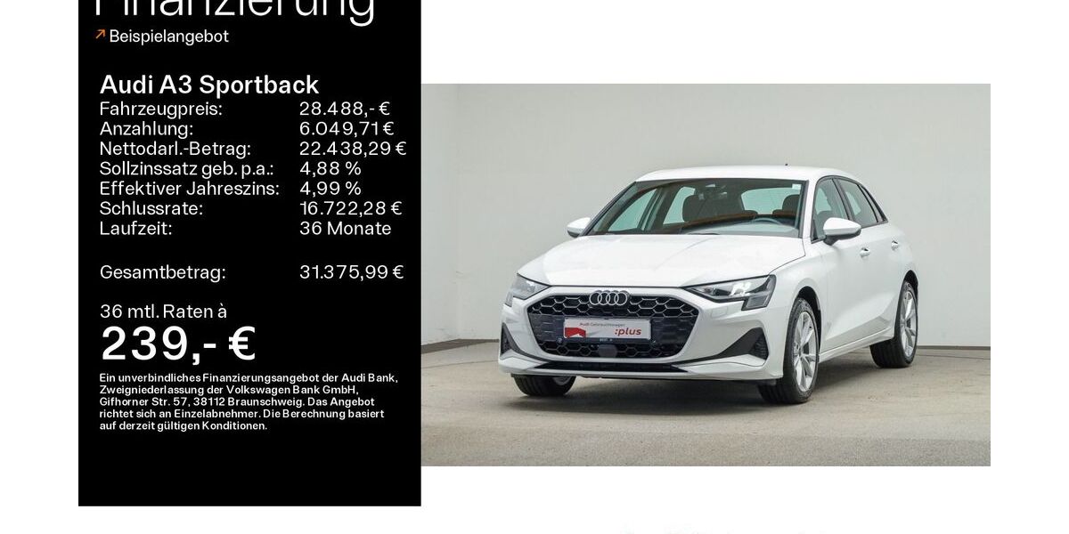 Audi A3 16.100 km 27.888 &euro; Mühlheim 63165