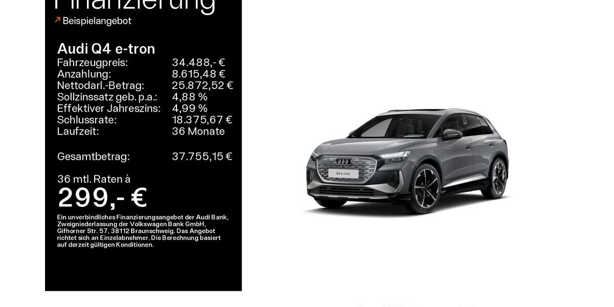 Audi Q4 e-tron 67.600 km 34.488 &euro; Mühlheim 63165