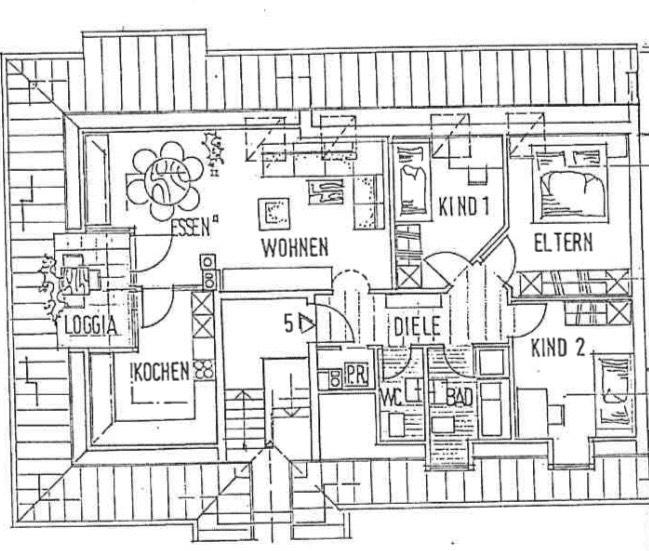 Dachgeschoßwohnung Großwallstadt - 4 Zimmer, 75 m&sup2;, 285.000&euro; | Angebot:27189798