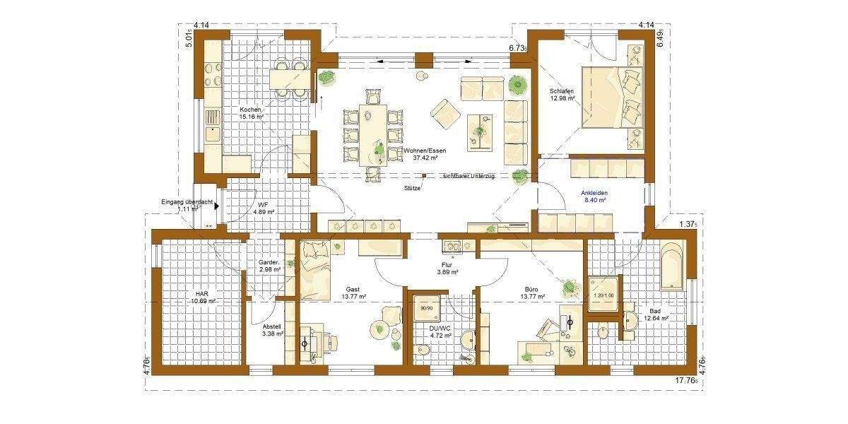 Bungalow Freudenberg - 3 Zimmer, 144 m&sup2;, 528.000&euro; | Angebot:25846245