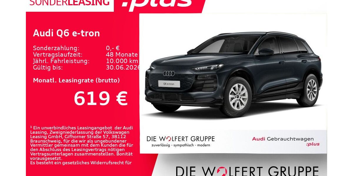 Audi Q6 e-tron 31.123 km 58.025 &euro; Großwallstadt 63868