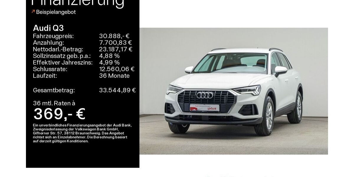 Audi Q3 36.600 km 29.688 &euro; Mühlheim 63165