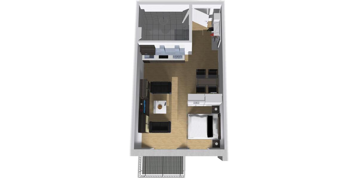 Etagenwohnung Aschaffenburg Gailbach - 1 Zimmer, 42 m&sup2;, 585&euro; | Angebot:26586939