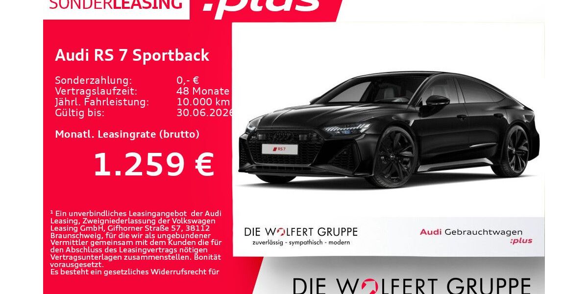 Audi RS7 10.097 km 121.460 &euro; Großwallstadt 63868