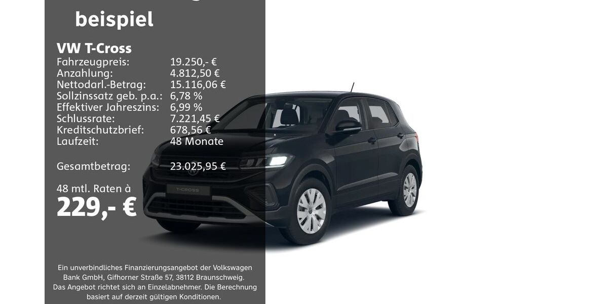 VW T-Cross 4.010 km 19.250 &euro; Groß-Umstadt 64823